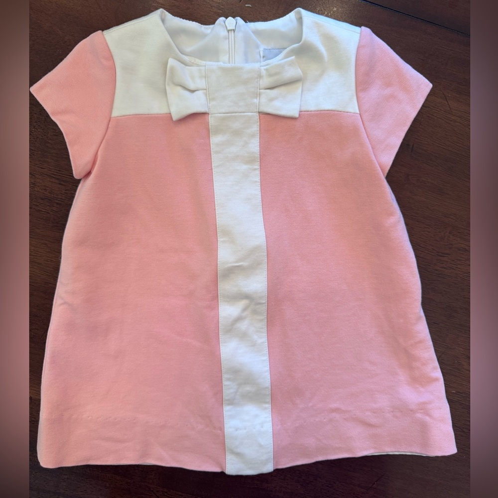 Florence Eiseman Pink and White Kids Dress